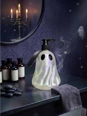 Pearlescent Ghost Soap Dispenser - Charming Bathroom Pump